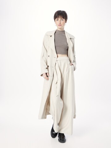 regular Pantaloni con pieghe 'Joanita' di MSCH COPENHAGEN in beige