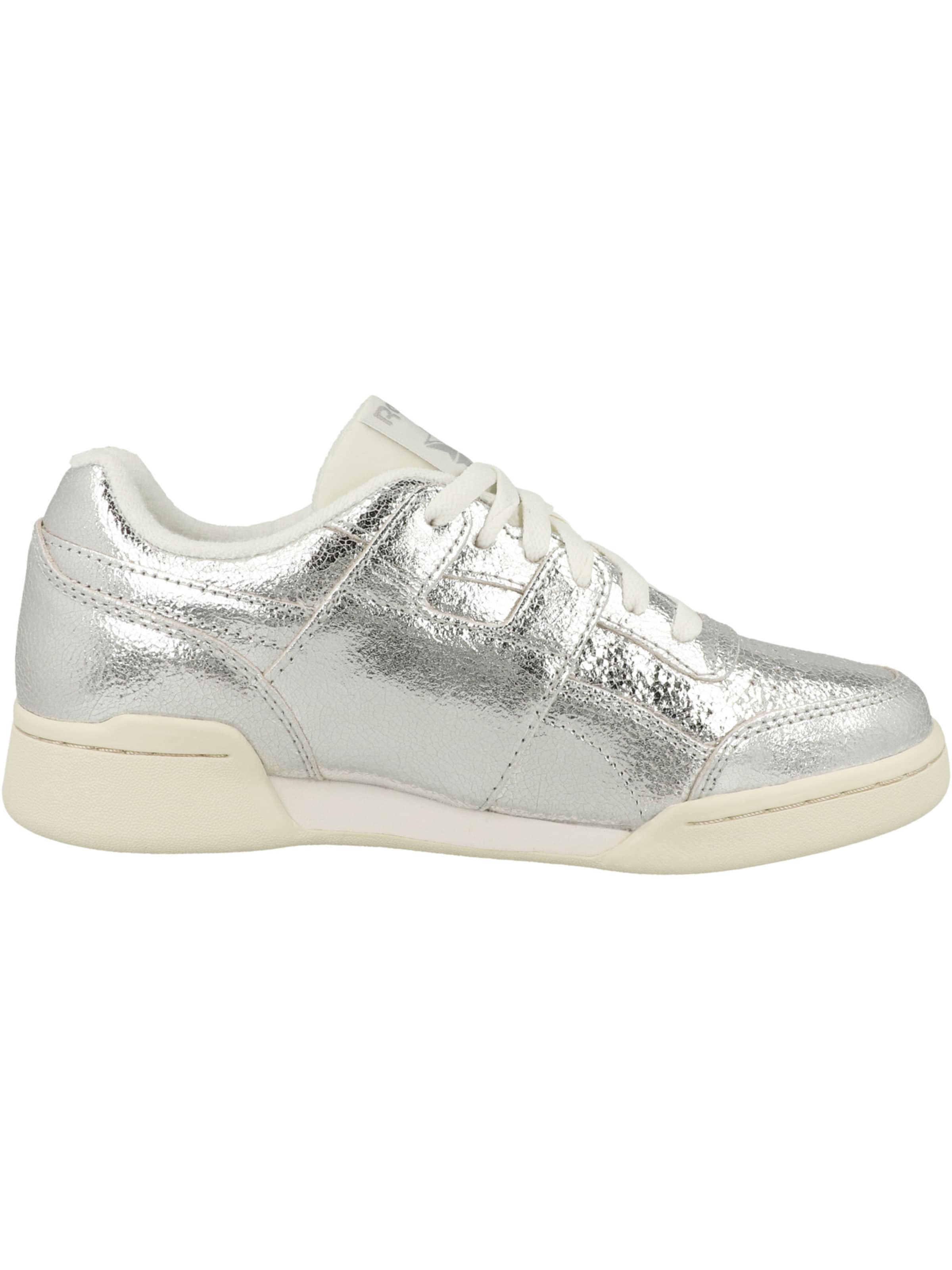 Reebok - Zapatillas deportivas bajas ' Workout Plus ' en plata: lado