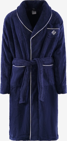 Peignoir long ' Polo Essentials ' Polo Ralph Lauren en bleu : devant