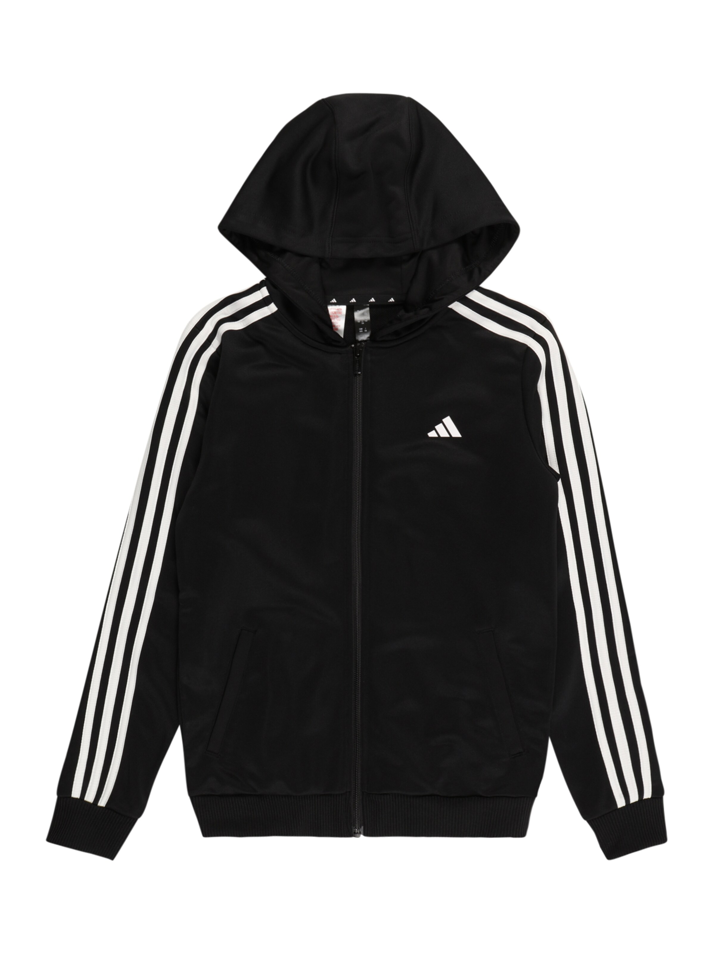 ADIDAS SPORTSWEAR Sportowa bluza rozpinana 'Essentials' w kolorze czarny: przód