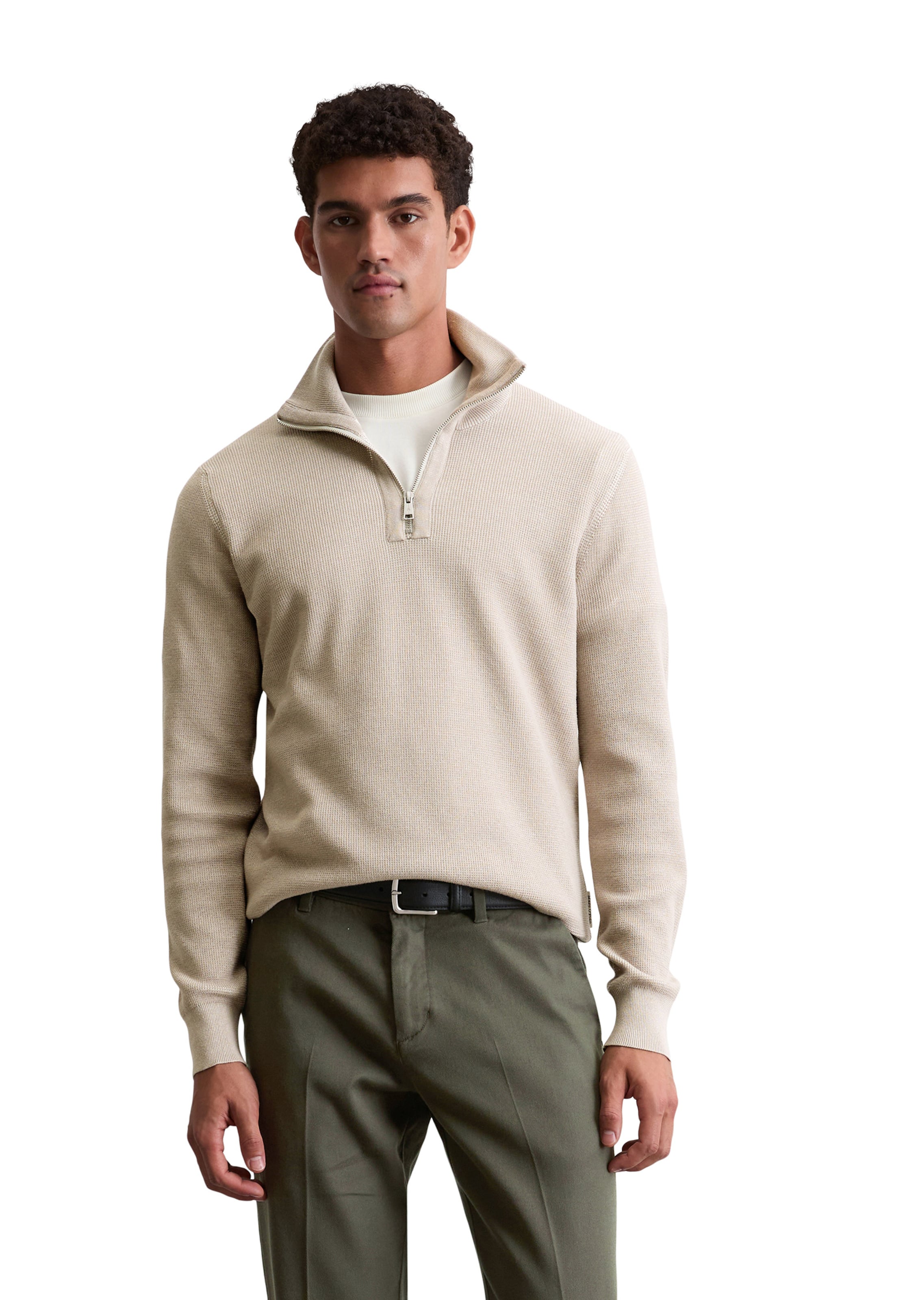 Marc O'Polo Sweater in Grey: front