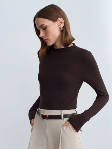 Dilvin Sweater 'Pullover' in Brown