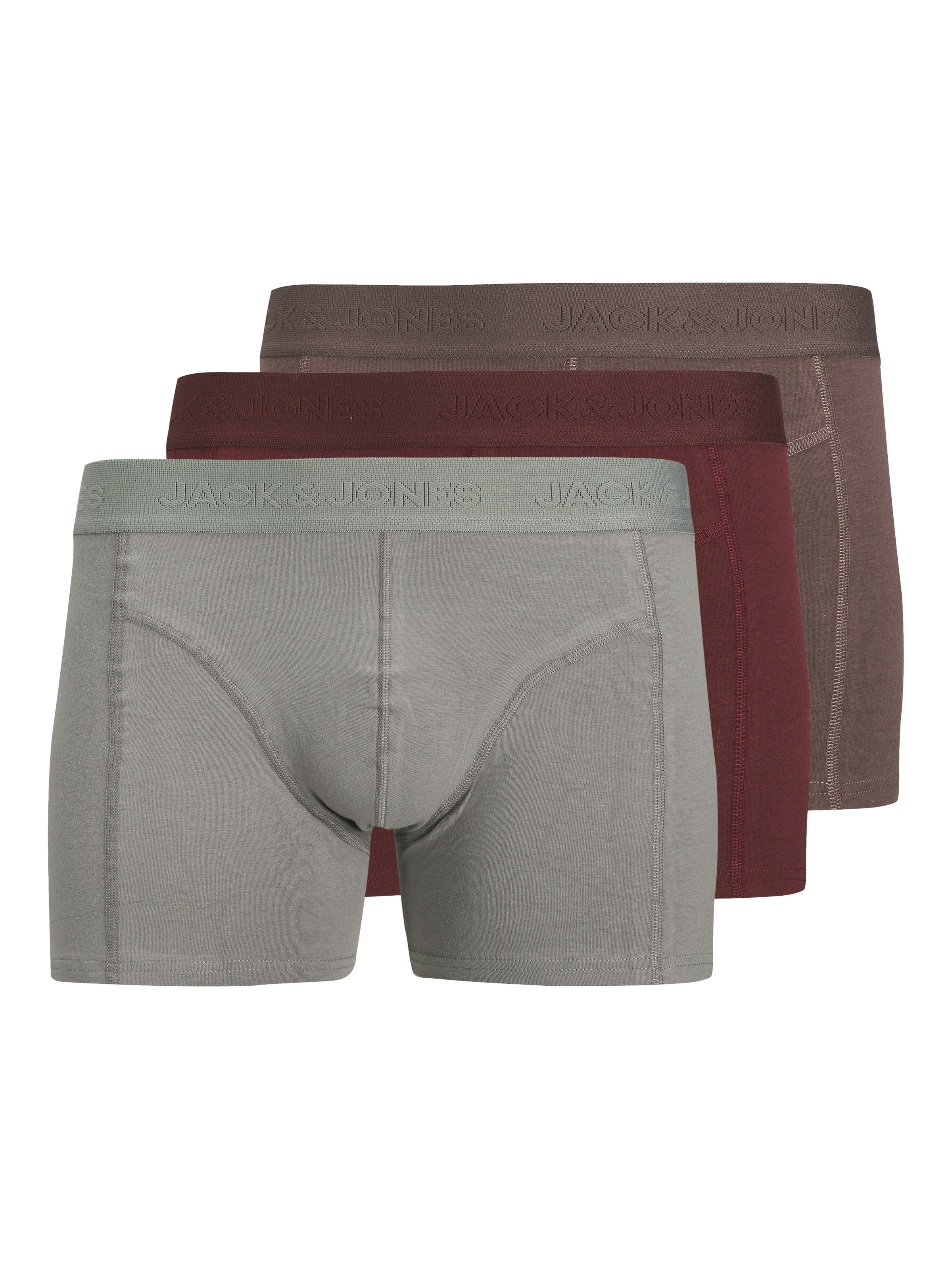 JACK & JONES - Calzoncillo boxer 'JACOrdinary' en marrón: frente
