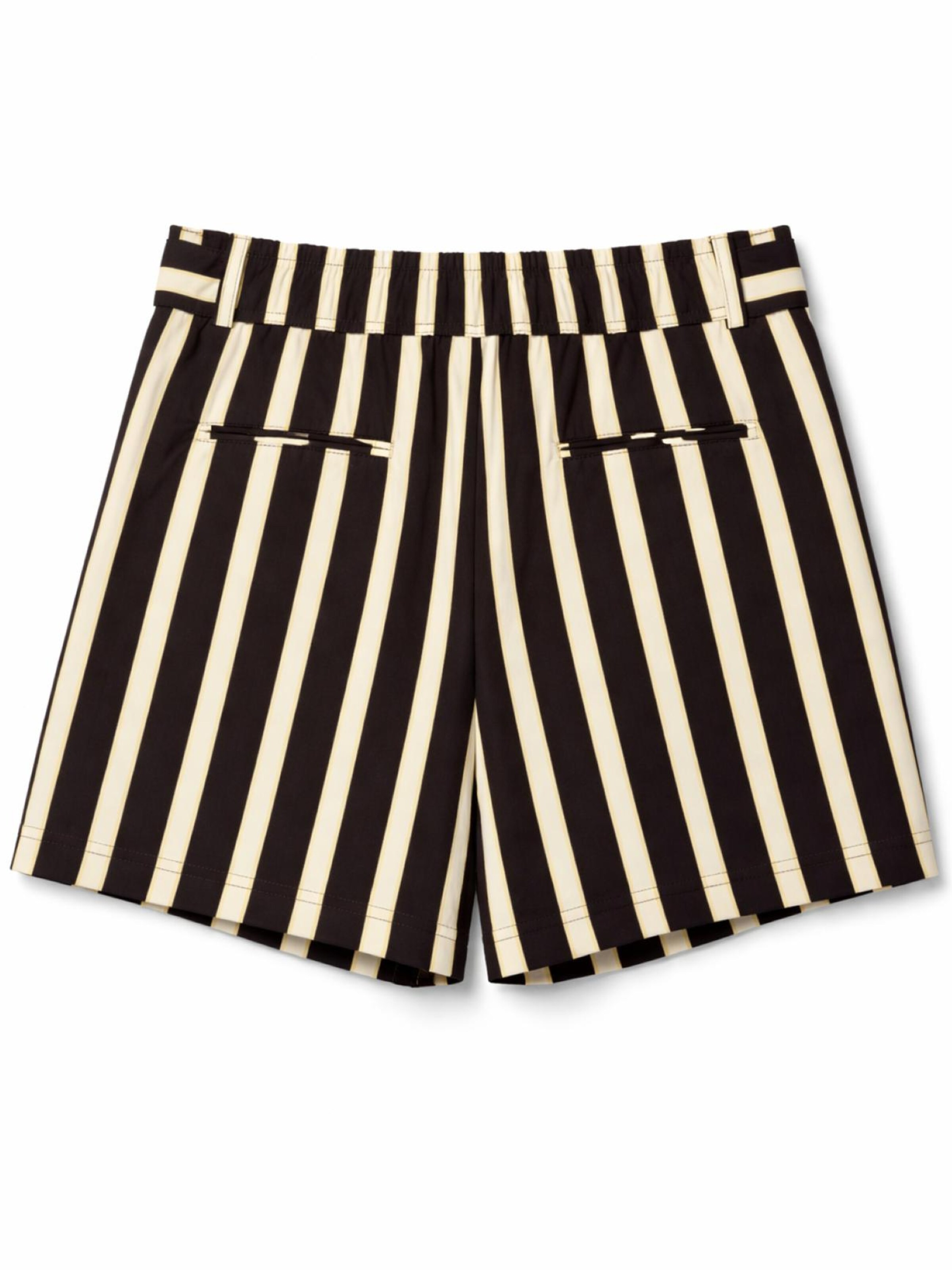 Lady Day Regular Trousers 'Lady Day Shorty Doub stripe' in Brown