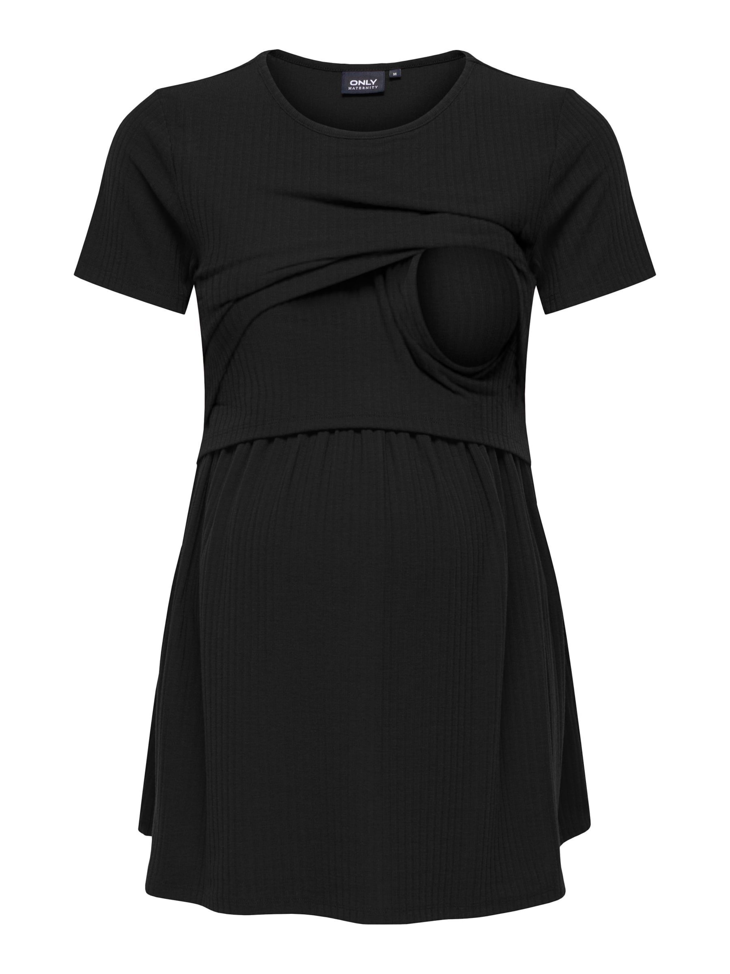 Only Maternity Shirt 'OLMMalaya' in Zwart