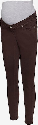 Skinny Jeans 'VMMPolly' di Vero Moda Maternity in marrone: frontale
