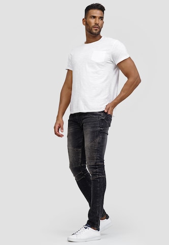 INDICODE JEANS Slimfit Jeans in Zwart