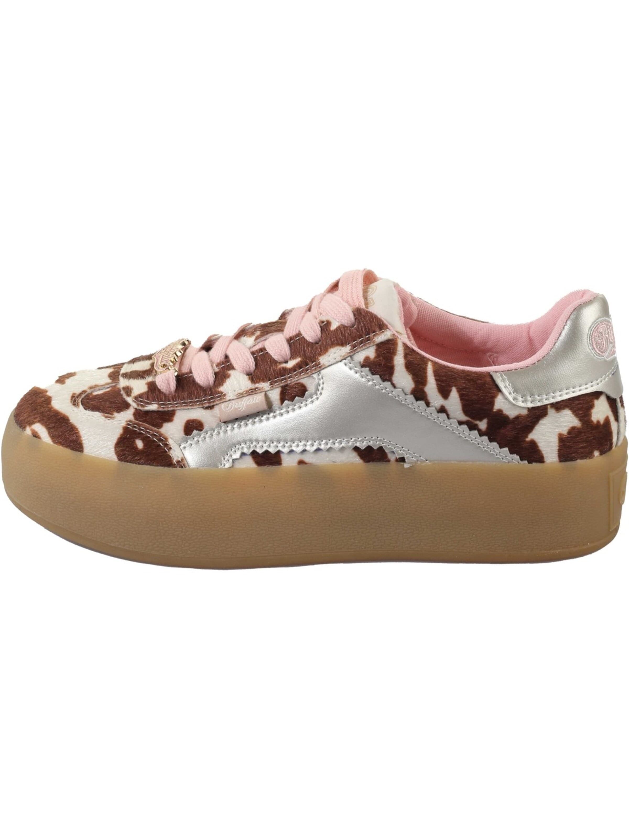 BUFFALO Sneakers 'Buffalo Bliss One Sneaker -  Creme / Braun PU (Polyurethan)' in Beige: front