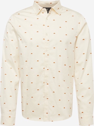 SCOTCH & SODA Regular Fit Hemd in Beige: predná strana