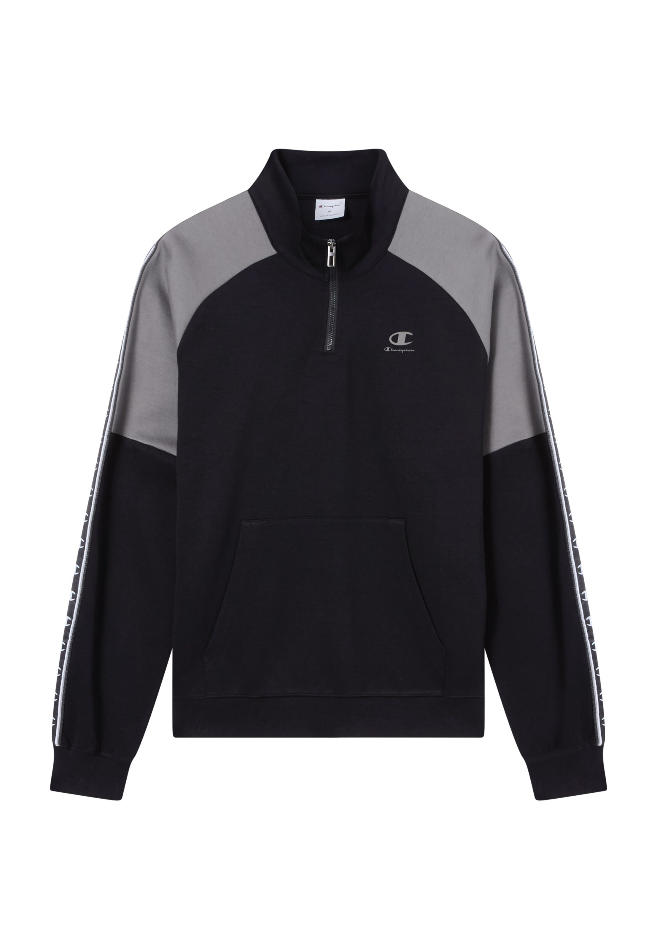 Champion Authentic Athletic Apparel Sweatshirt in Black: front