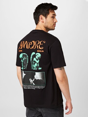 T-Shirt 'AMORE' Vertere Berlin en noir : devant