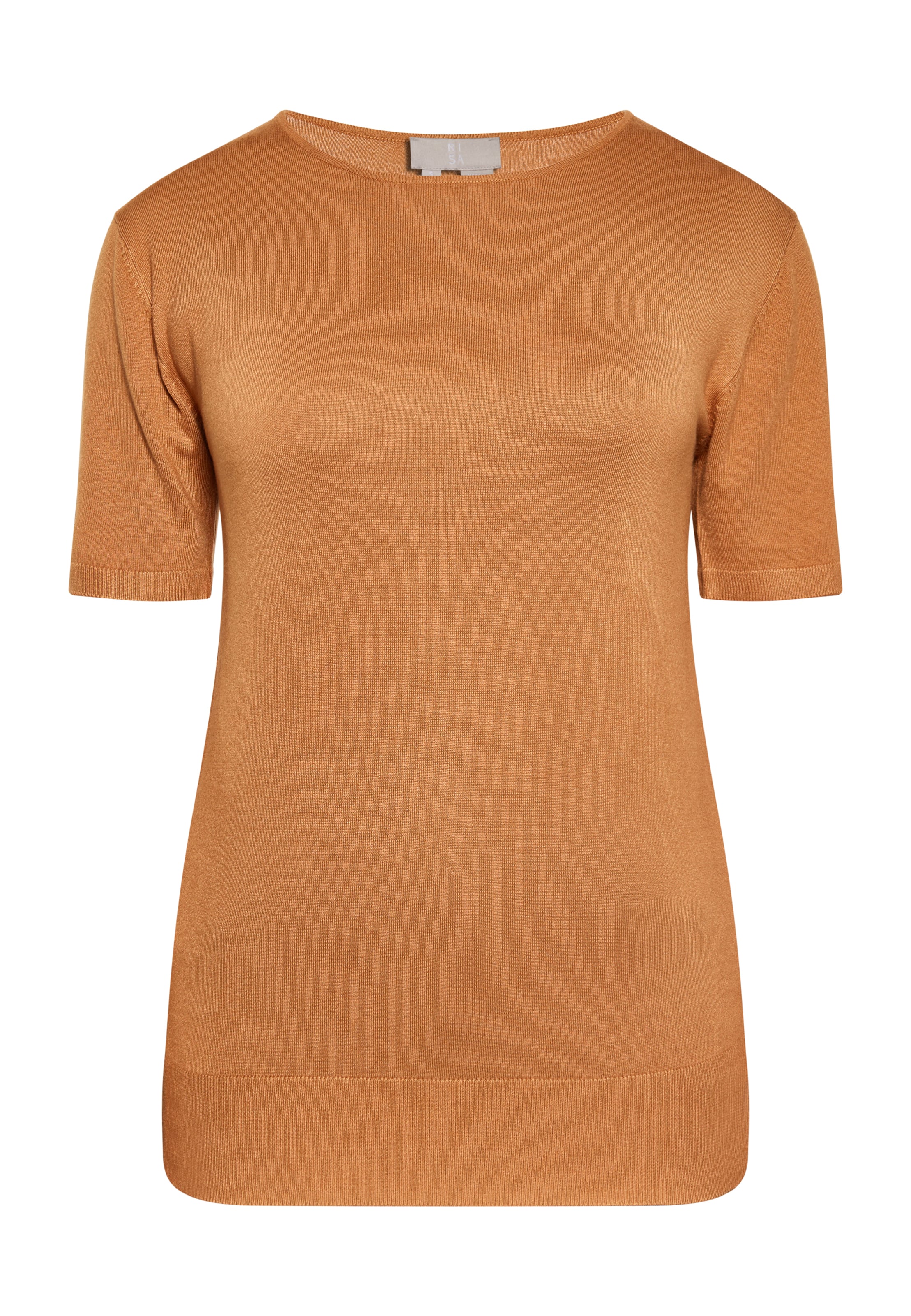 RISA Shirt in Braun: Vorderseite