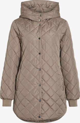 VILA Winter Coat in Beige: front