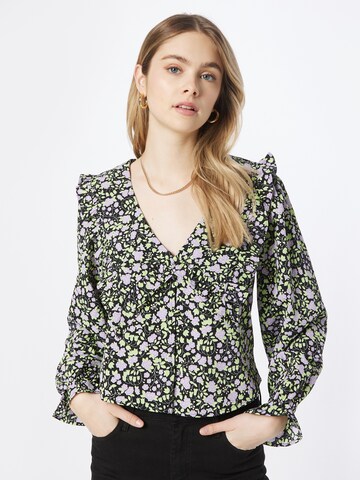 Monki Blouse in Lila: voorkant