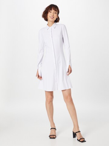 PATRIZIA PEPE Košilové šaty – bílá: přední strana