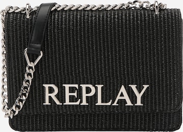 REPLAY Crossbody bag in Black: front