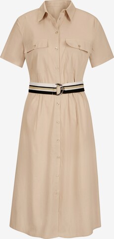 heine - Vestido camisero en beige: frente