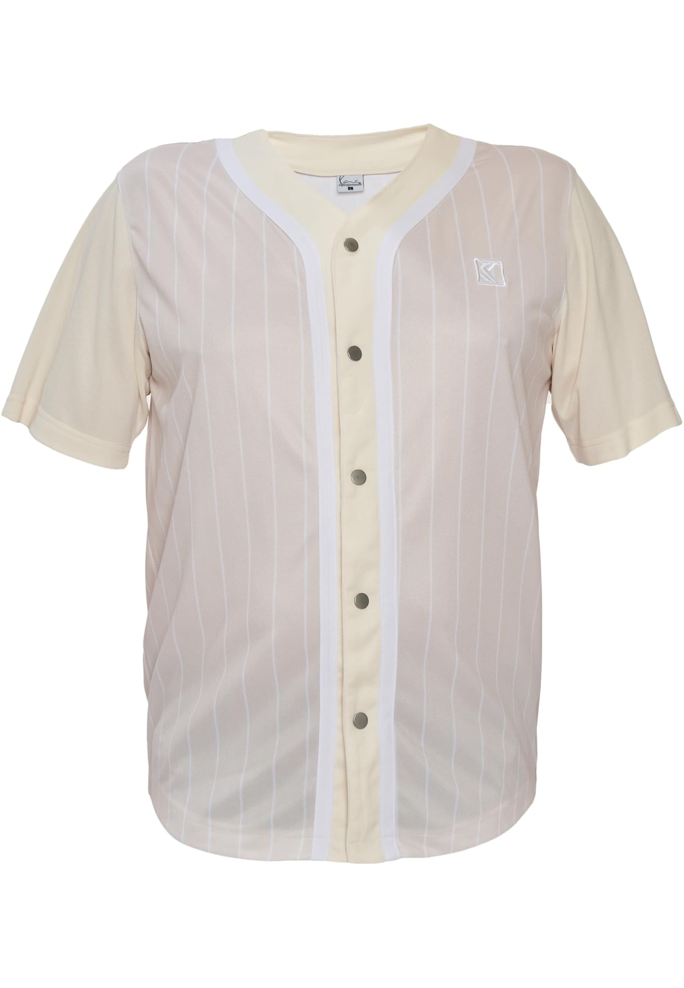 Karl Kani Средняя посадка Рубашка в Белый: спереди