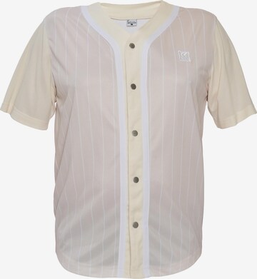 Coupe regular Chemise Karl Kani en blanc : devant