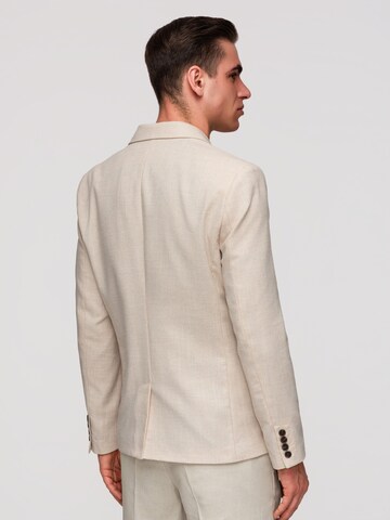 Regular fit Giacca da completo di Ombre in beige