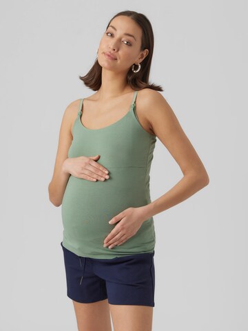 MAMALICIOUS TOP 'KERRIE' in Grün: Vorderseite