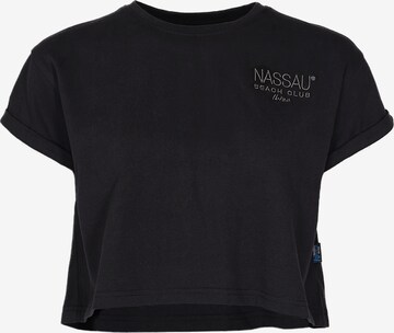 NASSAU Beach Club Shirt in Black: front