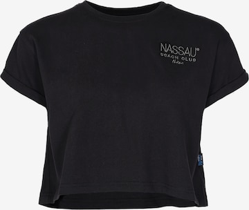 NASSAU Beach Club Shirt in Schwarz: Vorderseite