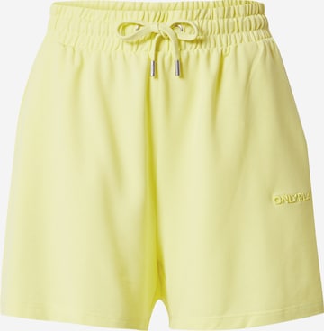 ONLY PLAY Sportovní kalhoty 'FREI' – žlutá: přední strana
