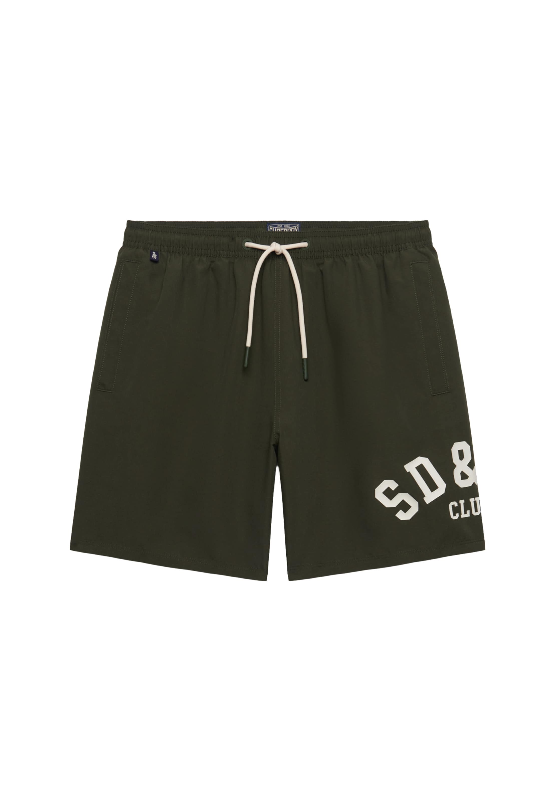 Shorts de bain Superdry & Co en vert : devant