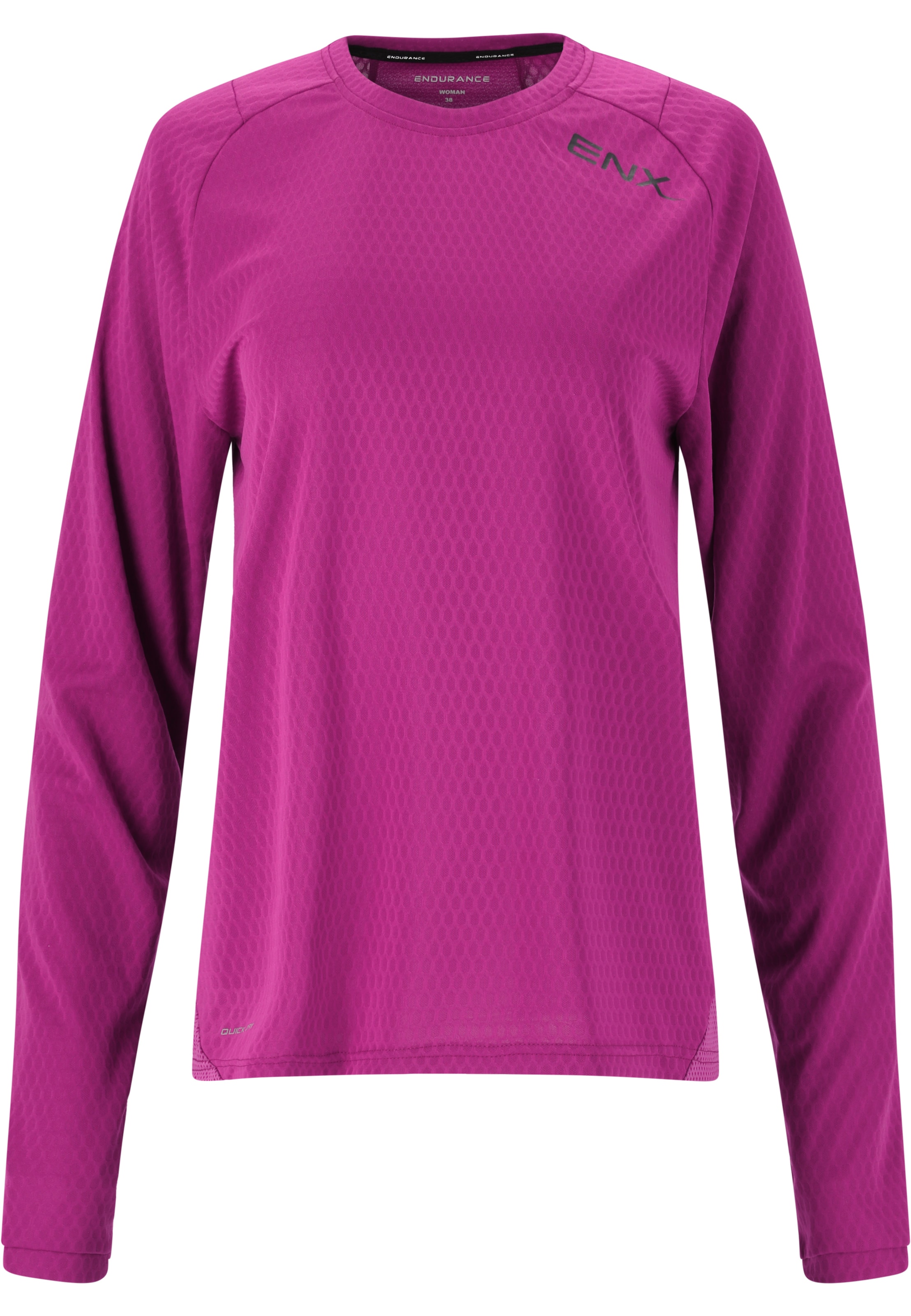 ENDURANCE Funktsionaalne särk 'Jannie', värv roosa: eest vaates