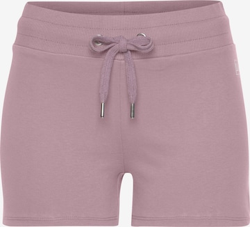 LASCANA ACTIVE Slimfit Sportovní kalhoty – pink: přední strana