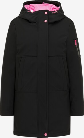 MYMO Winter Coat in Black: front