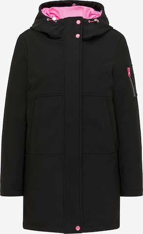 MYMO Winter Coat in Black: front