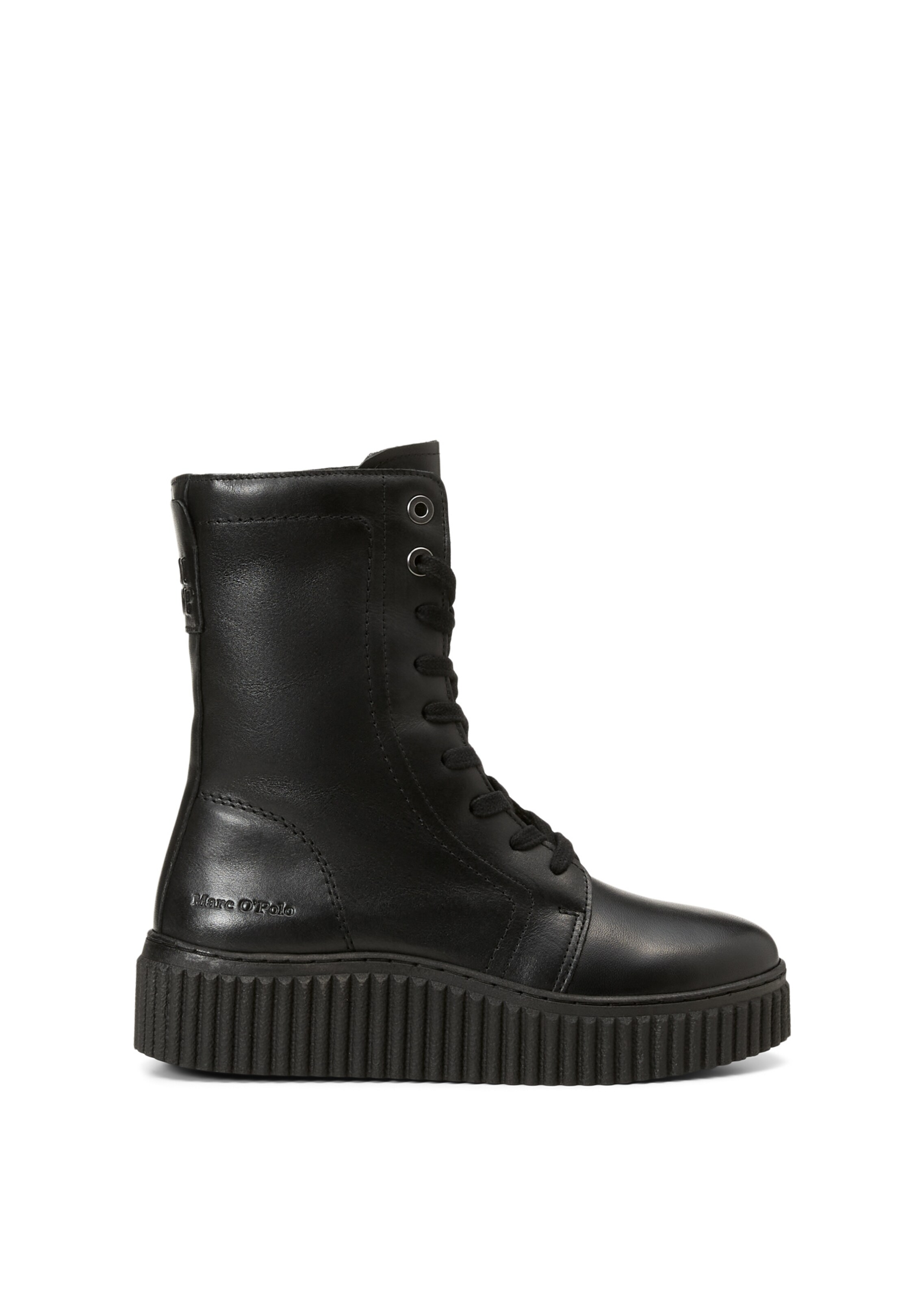 Marc O'Polo Schnürstiefelette 'Bianca' in Schwarz: Seite