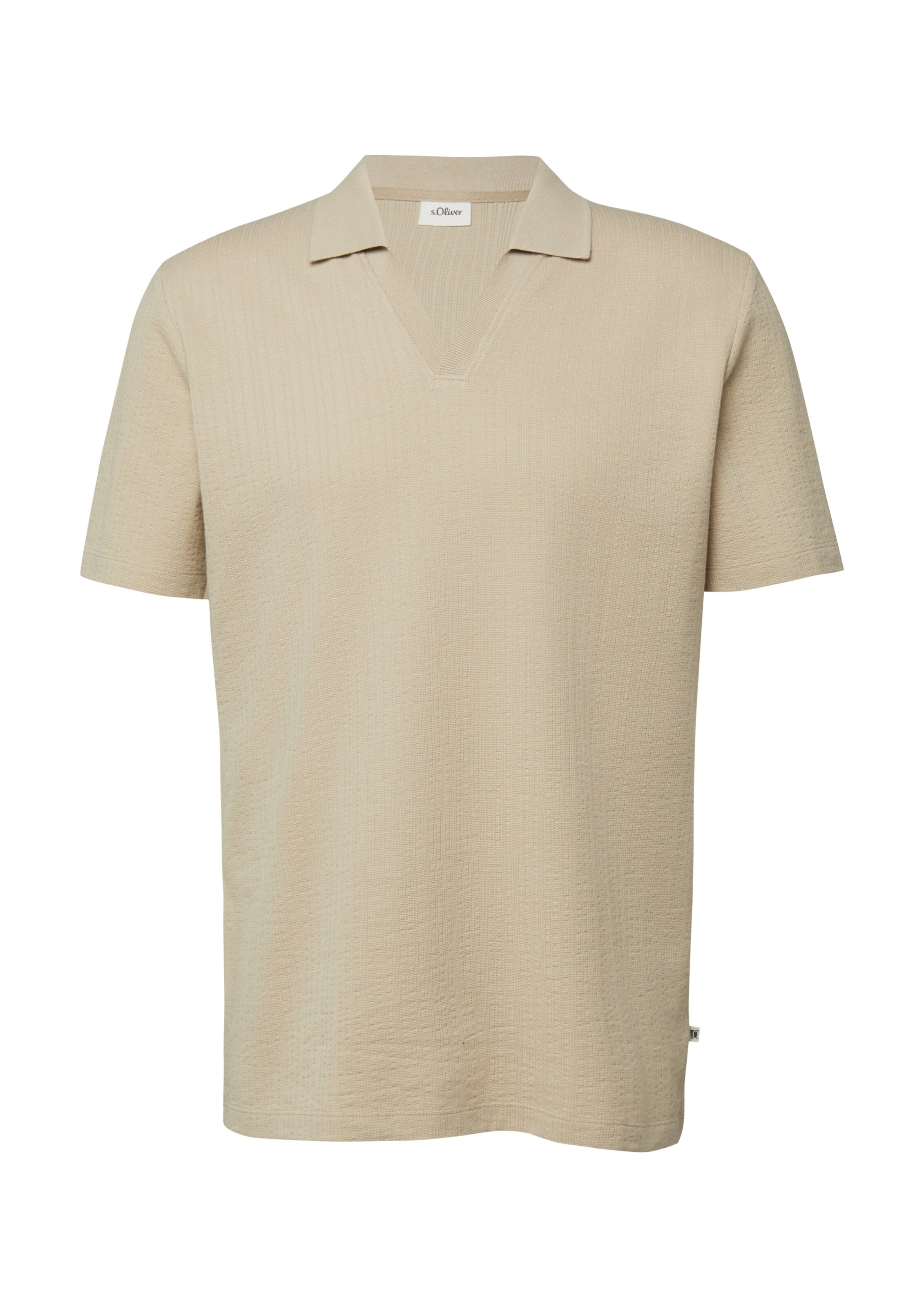 s.Oliver Polo-Shirt in beige, Produktansicht