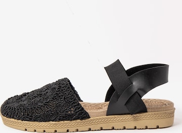 Brasileras Sandal 'Marmara' in Black: front