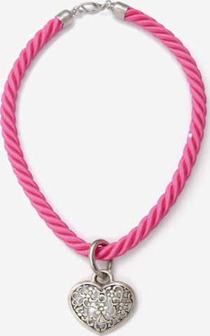 Allgäu Rebell Necklace 'Franzi' in Pink: front