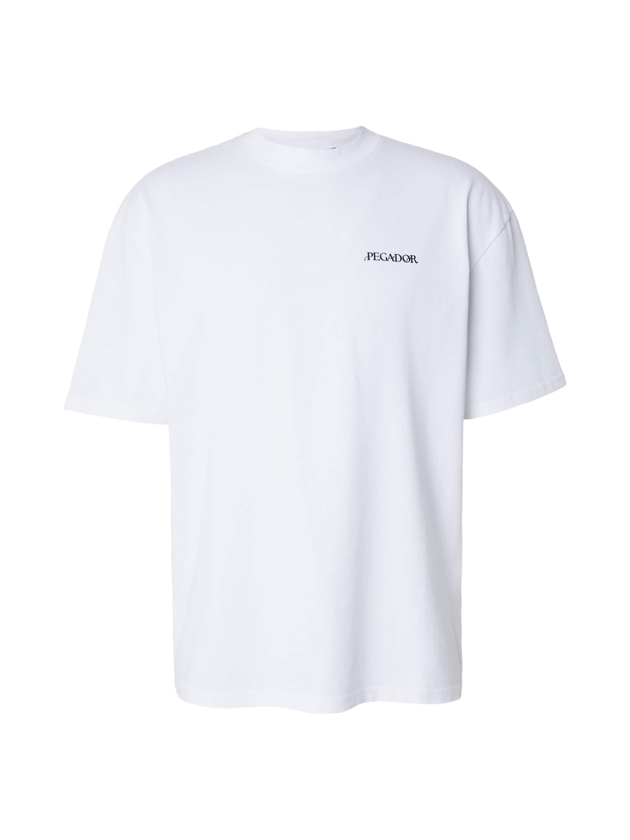 Tricou de la Pegador pe alb: față