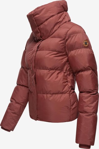 Ragwear Winter jacket 'Lunis' in Red