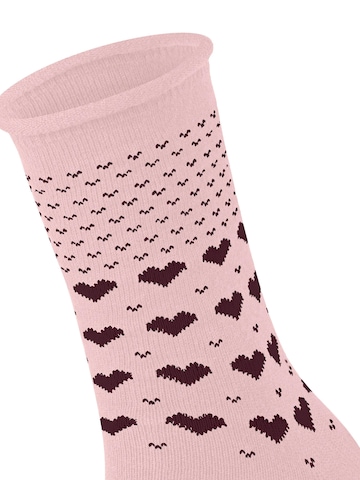 ESPRIT Socken 'Warming Hearts'‌‌‌‌‌‌‌‌ in Pink