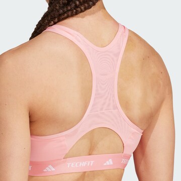 ADIDAS PERFORMANCE High neck Sports bra in Pink
