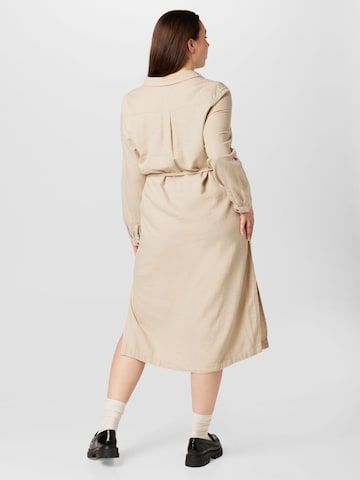 ONLY Carmakoma Blousejurk 'Caro' in Beige