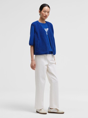 SENSES.THE LABEL Knitted Vest in Blue