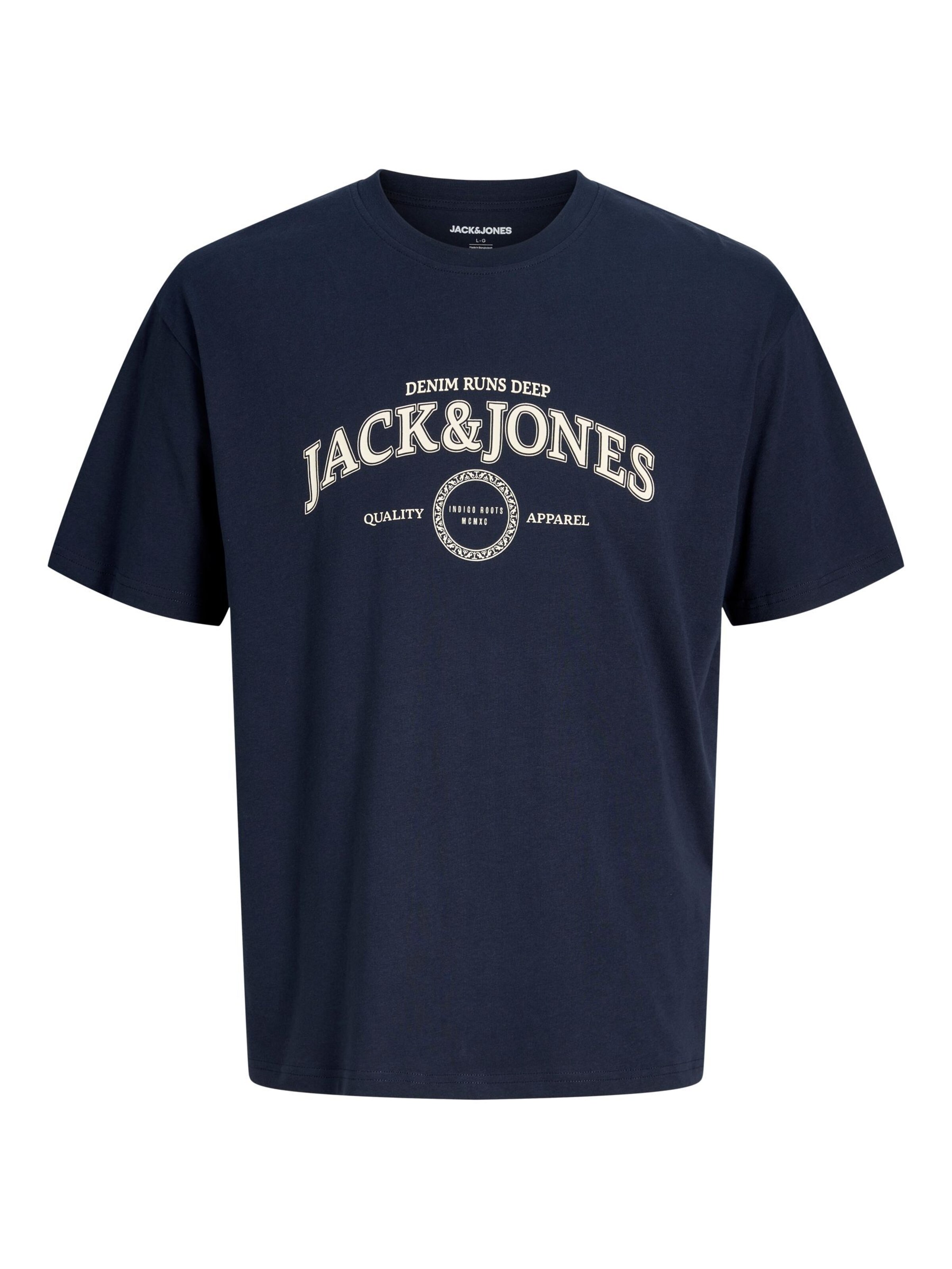 T-Shirt 'JJJam' Jack & Jones Plus en bleu : devant