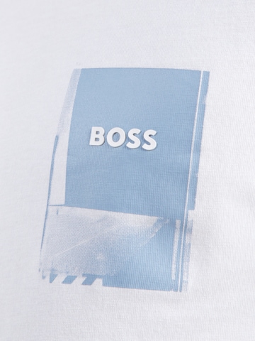 T-Shirt 'Te_Plain' BOSS en blanc