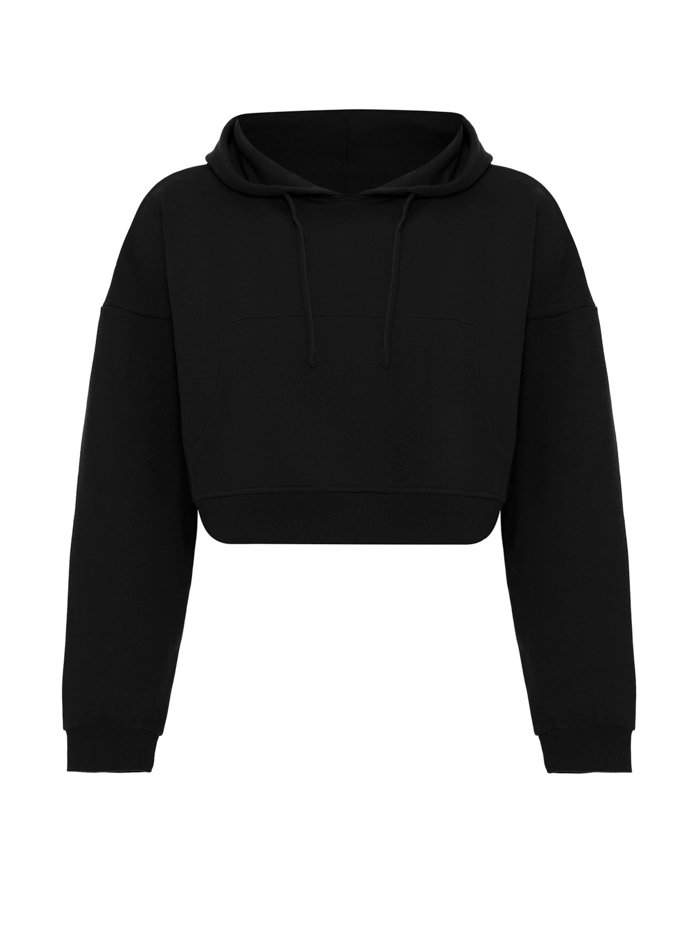 Jacey Quinn Sweatshirt in Black: front