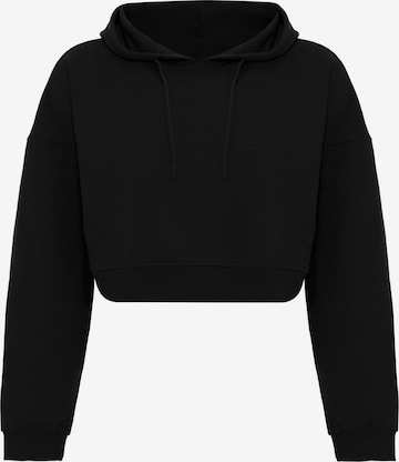 Jacey Quinn Sweatshirt in Schwarz: Vorderseite