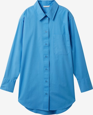 TOM TAILOR DENIM Bluse in Blau: predná strana