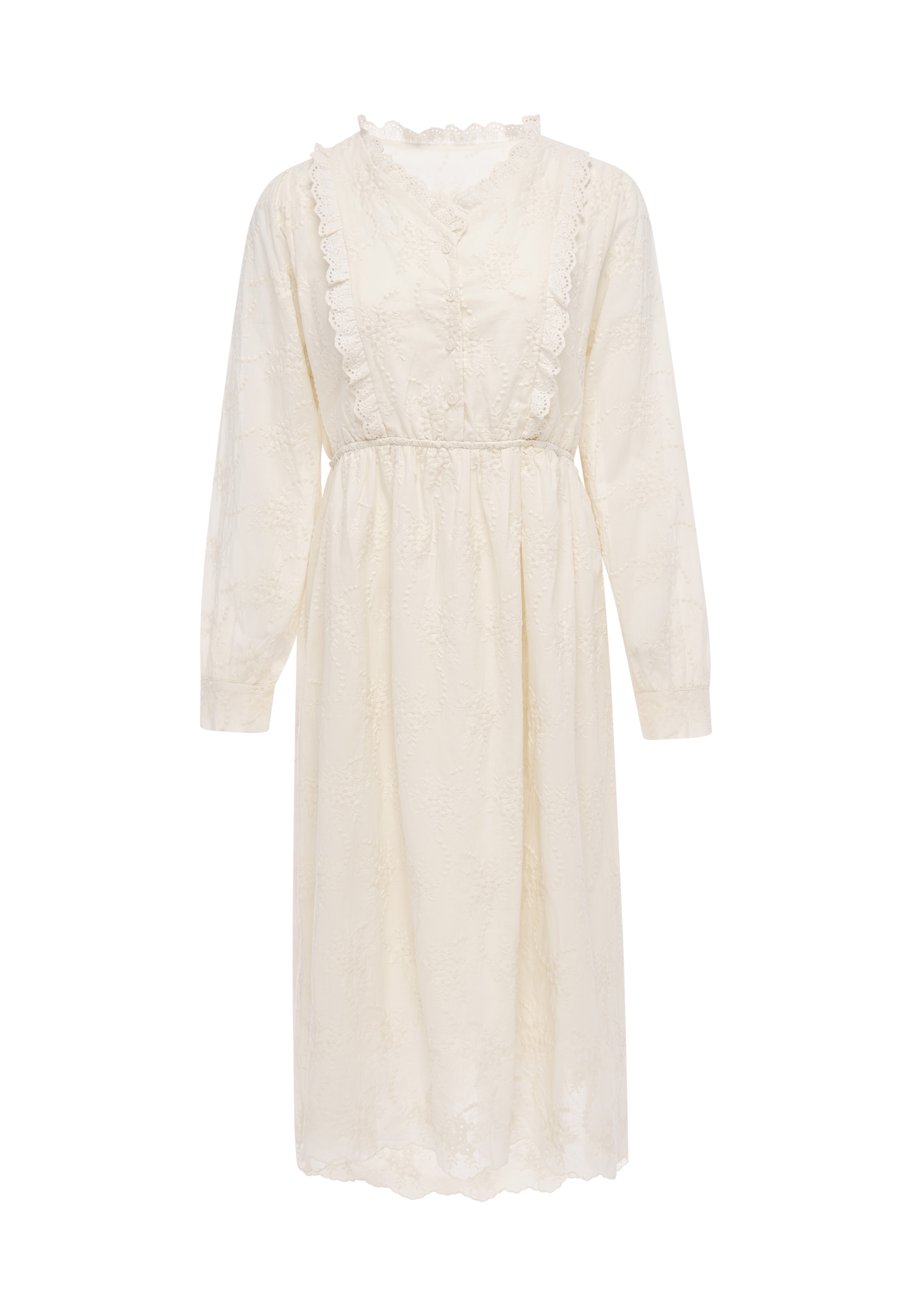 Robe Usha en beige : devant
