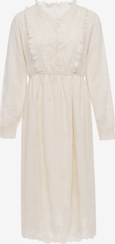Robe Usha en beige : devant